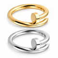 Anillo Nail - acero inoxidable