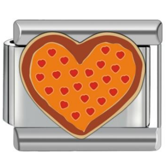 Charm pizza heart