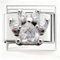 Charm huellita brillante