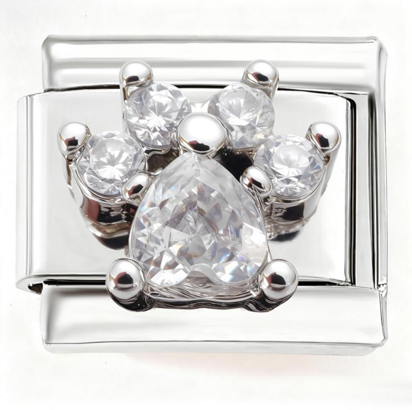 Charm huellita brillante