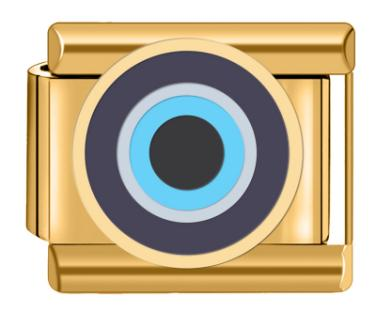 Charm evil eye plano