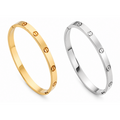 Pulsera Love (version de click) - acero inoxidable
