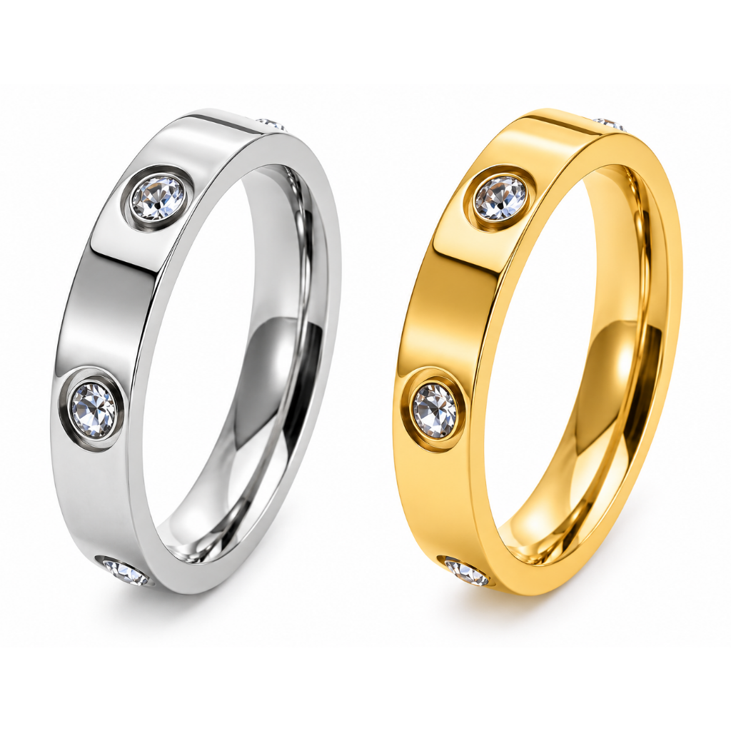Anillo Love Bling - acero inoxidable