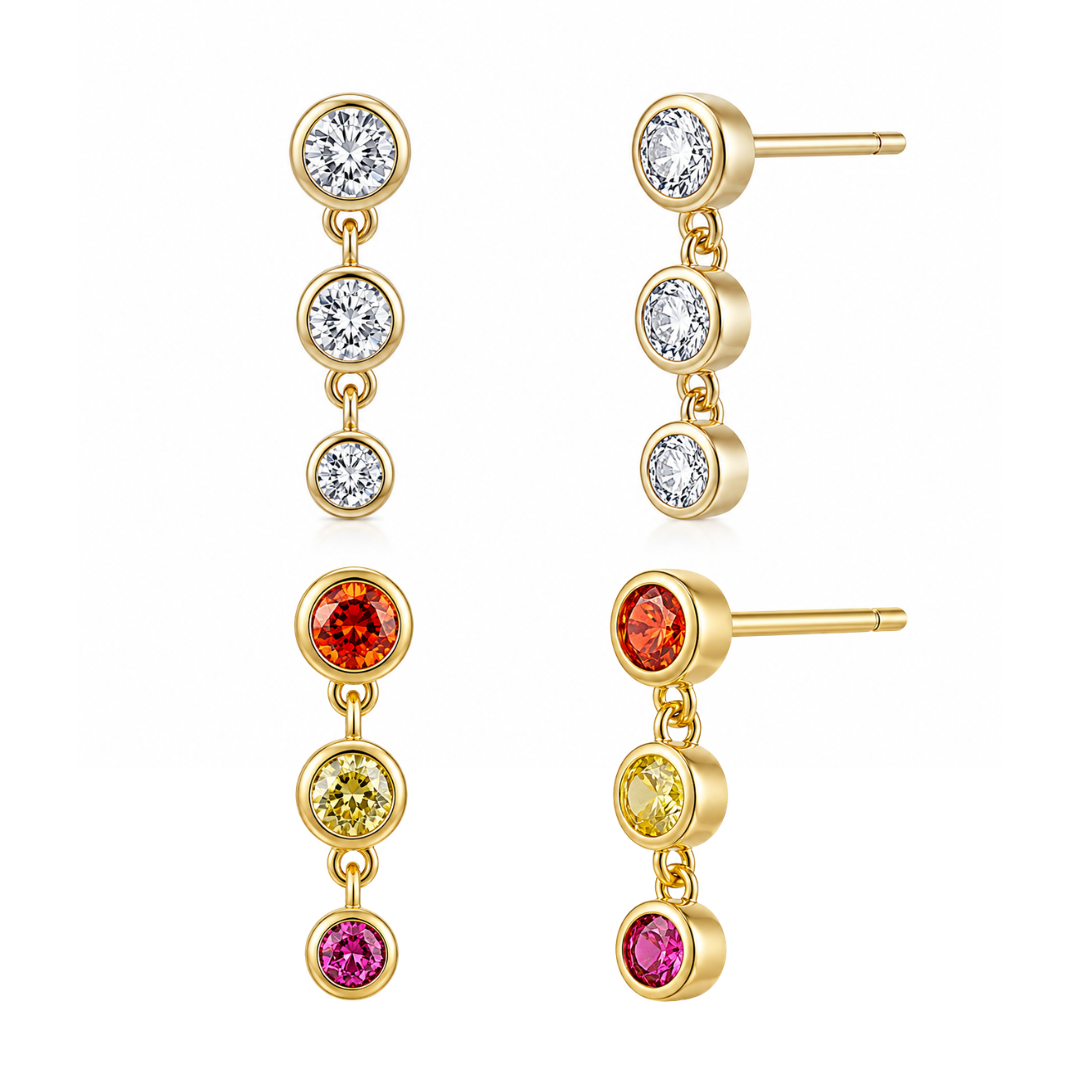 Studs Antonieta mini - plata 925