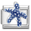 Charm blue starfish