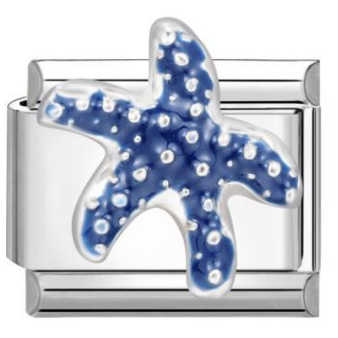 Charm blue starfish