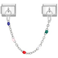 Charm doble colorful