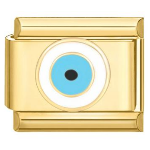 Charm evil eye plain