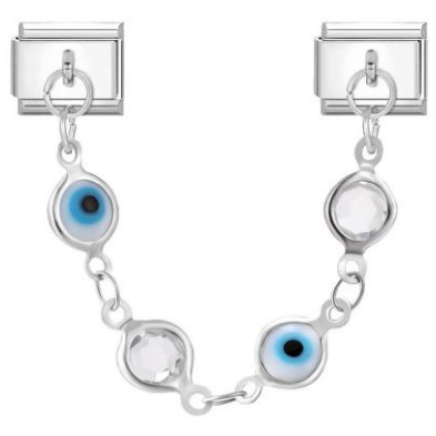 Charm doble de ojo turco