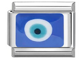 Charm evil eye fondo azul