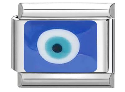 Charm evil eye fondo azul