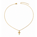 Collar cruz - acero inoxidable
