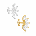 Piercing Flora - plata 925