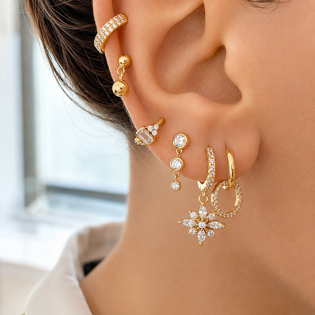 Studs Antonieta mini - plata 925