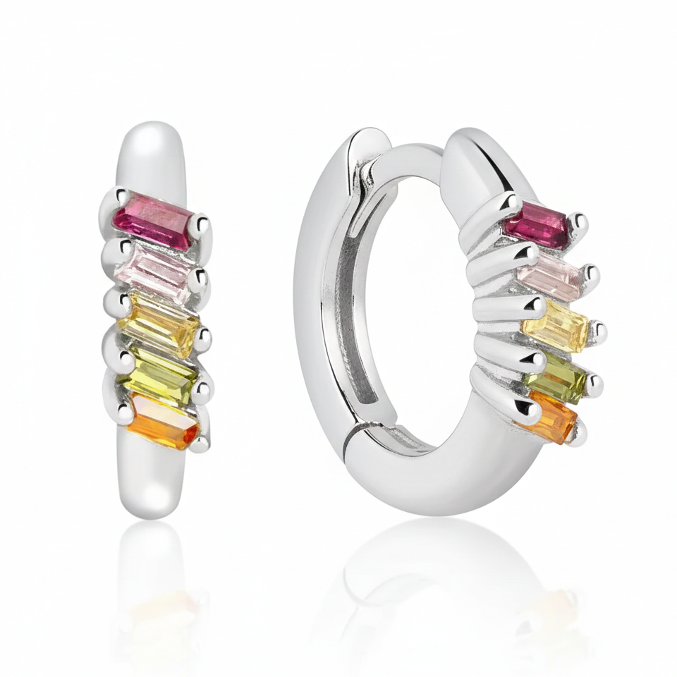 Huggie Sophia - plata 925
