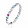 Anillo de promesa Rainbow