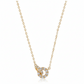 Collar doble aro shiny