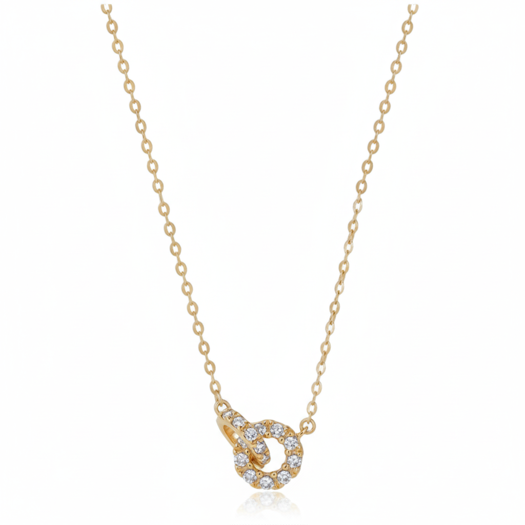 Collar doble aro shiny