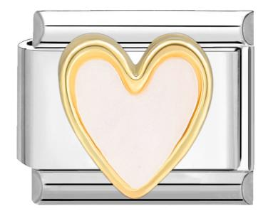 Charm nácar heart