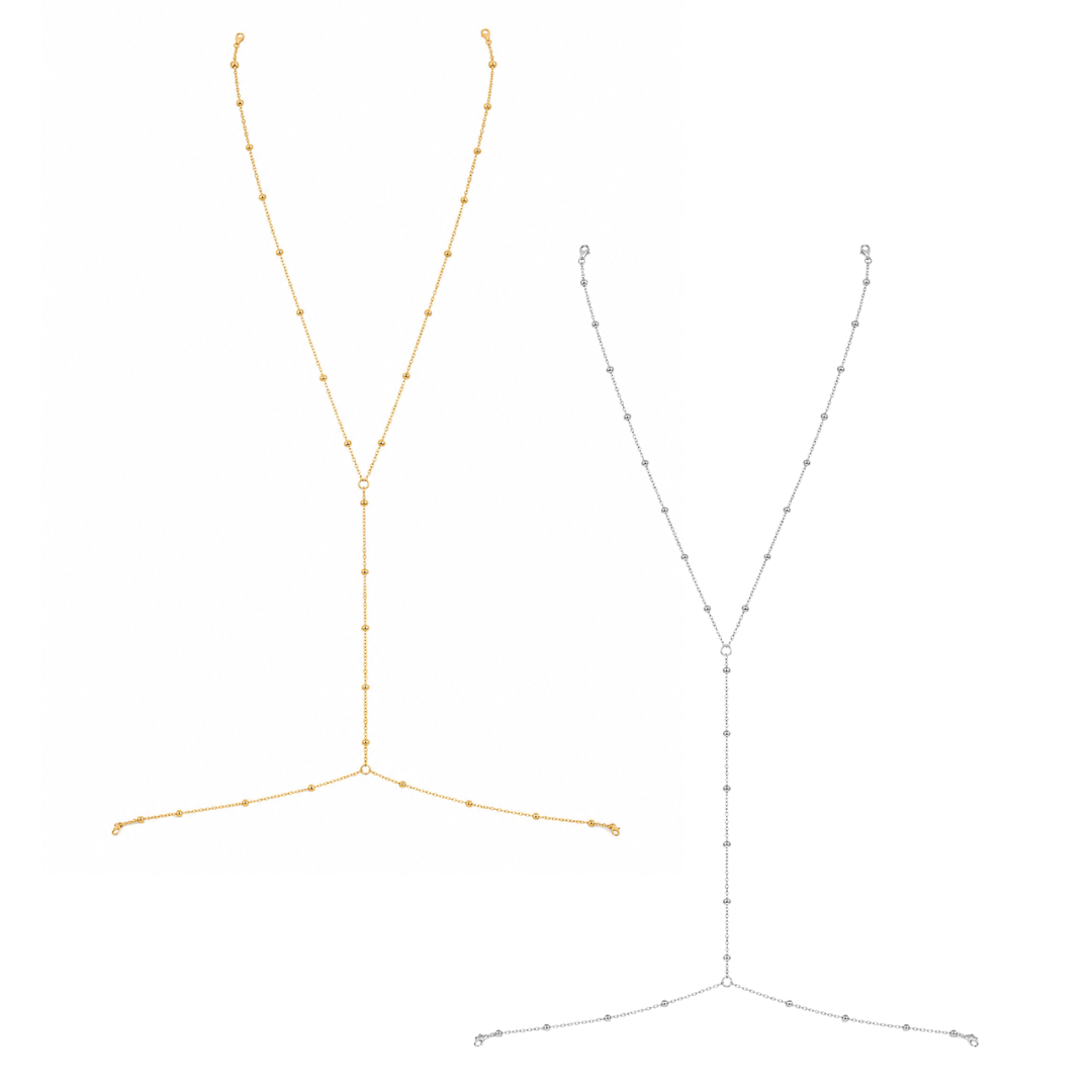 Bodychain Nina - acero inoxidable