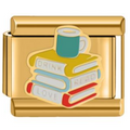 Charm libros (drink, read, love)