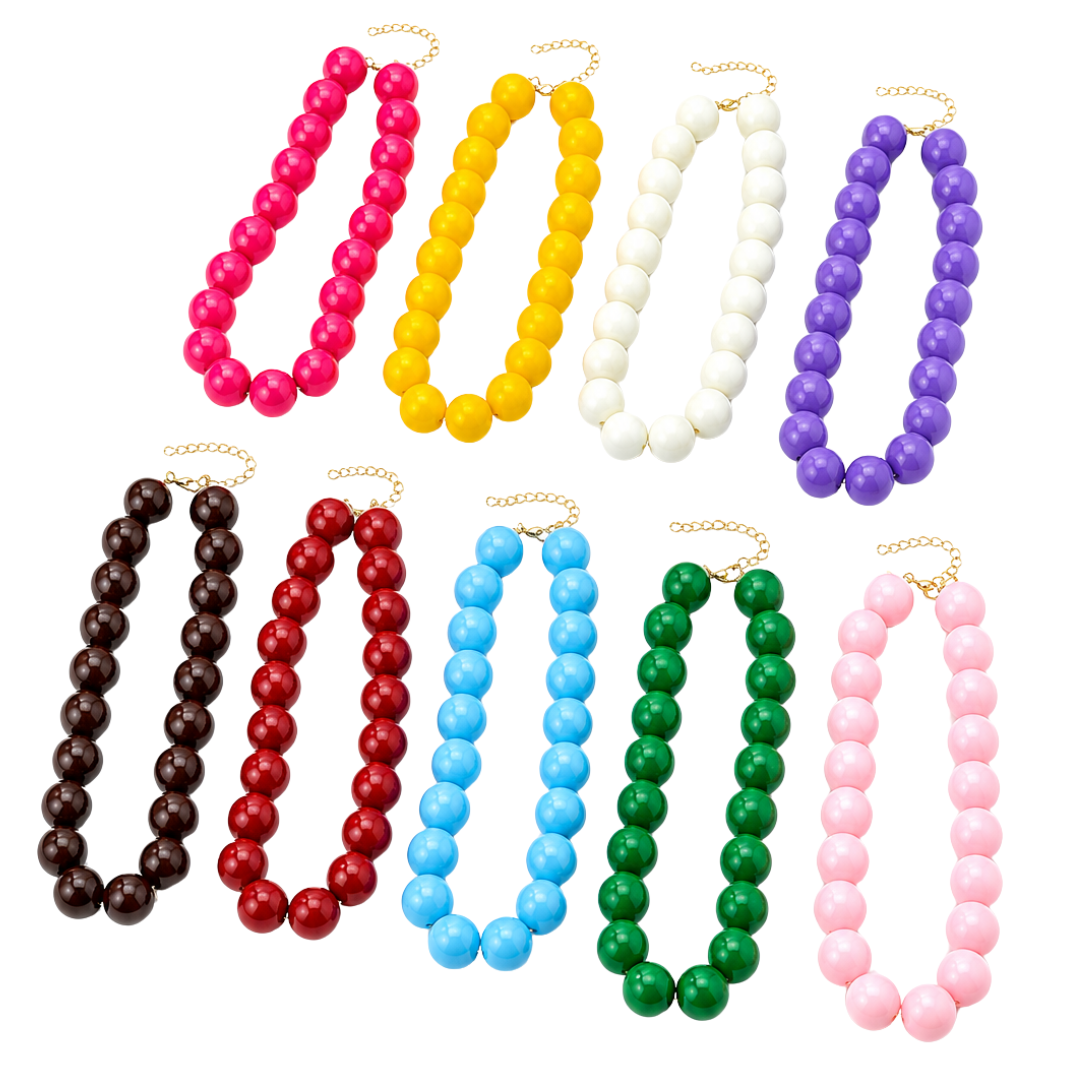 Collar Chicle - cuentas