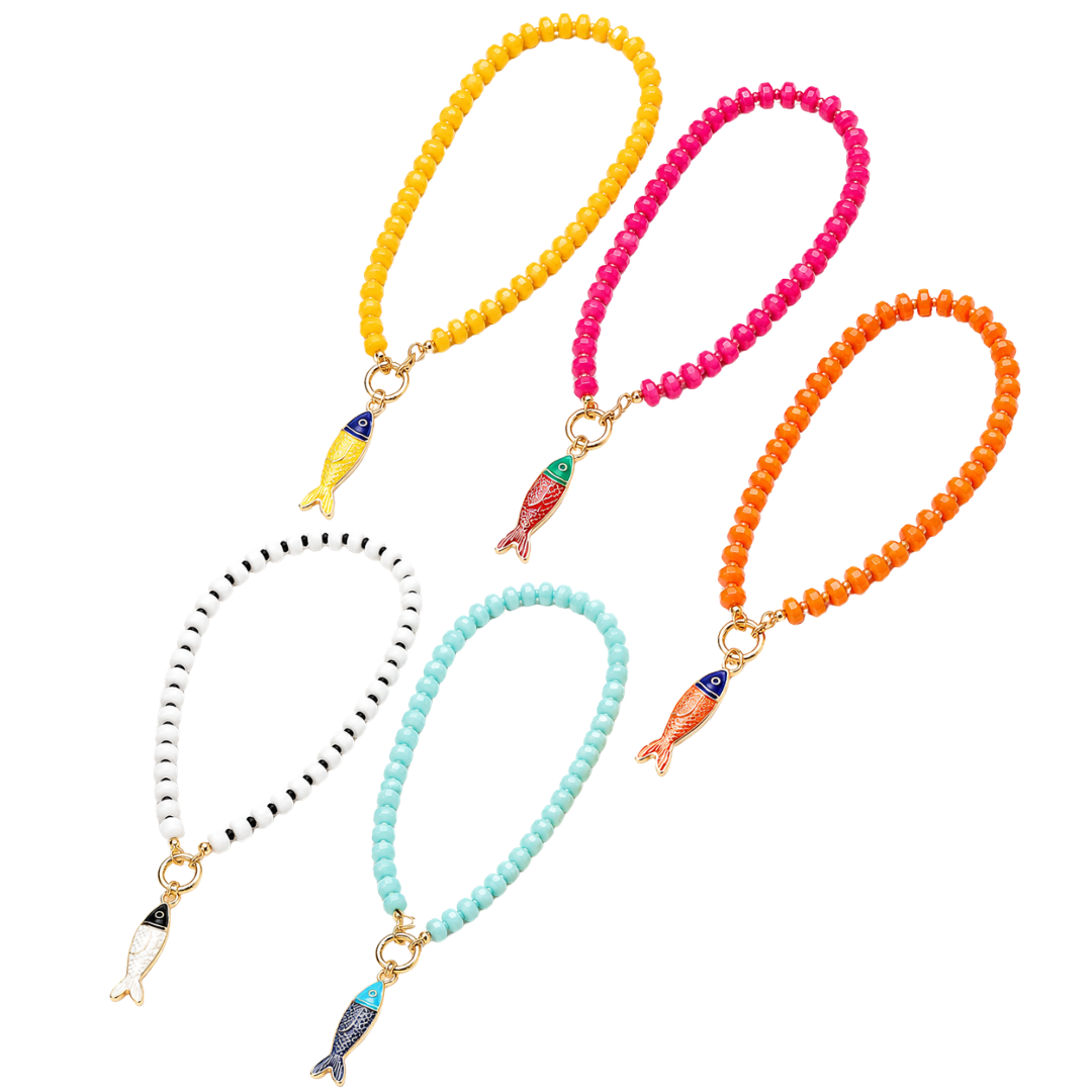 Collar Madrisqui - acero & cuentas