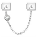 Charm doble de punto de luz