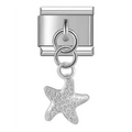 Charm starfish silver