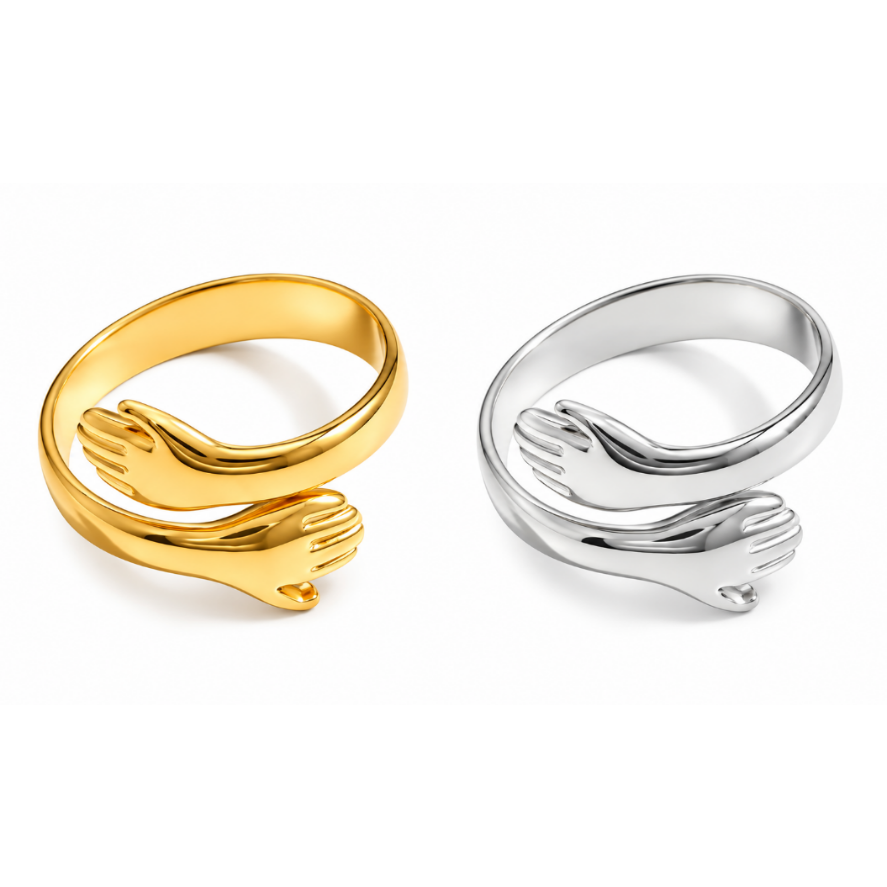 Anillo Hug - acero inoxidable