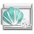 Charm turquoise seashell
