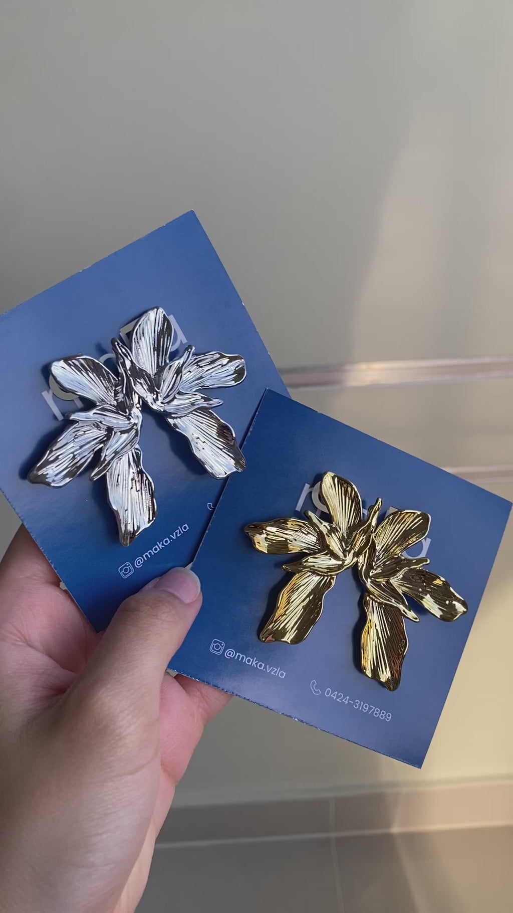 Studs de flor - plastimetal